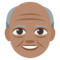 Old Man - Medium emoji on Emojione